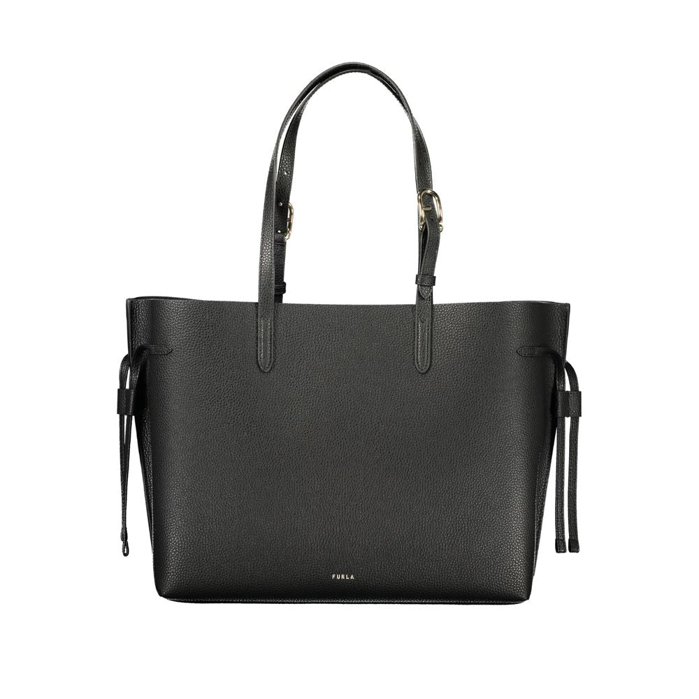 Black Leather Women Handbag