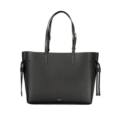 Black Leather Women Handbag