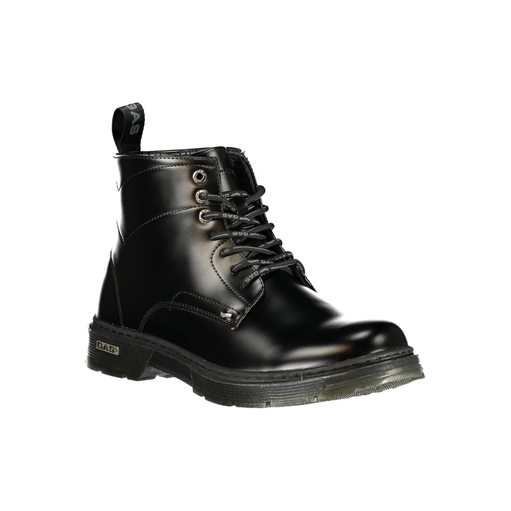 Nero Poliestere Men Ankle Boot