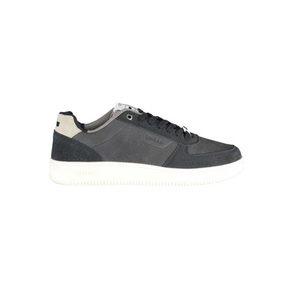 Blu Polyurethane Men Sneaker