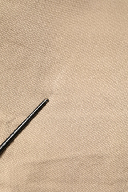 Beige Cotton Skinny Chino Trouser Pants