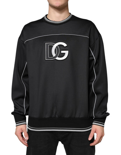 Black DG Logo Crew Neck Sweatshirt Sweater
