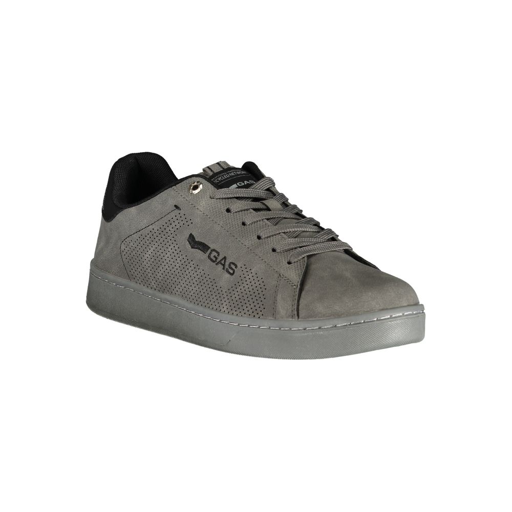 Grigio Polyurethane Men Sneaker