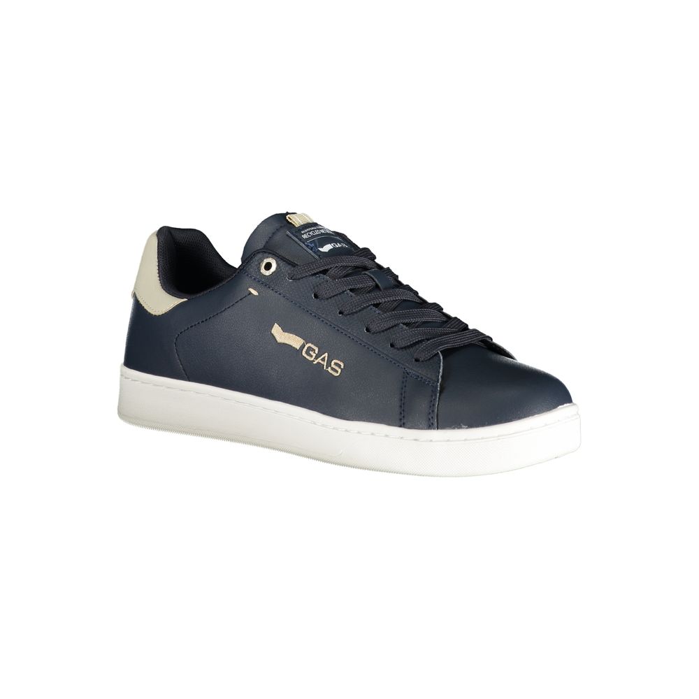 Blue Polyurethane Men's Sneaker
