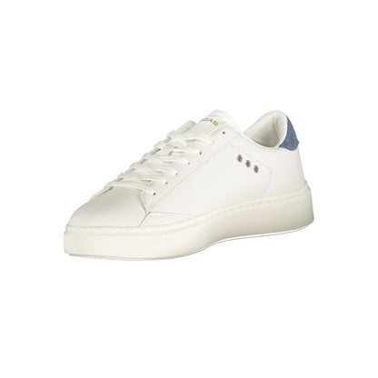 Bianco Poliuretano Uomo Sneaker