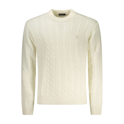 Bianco Poliammide Mens Sweater