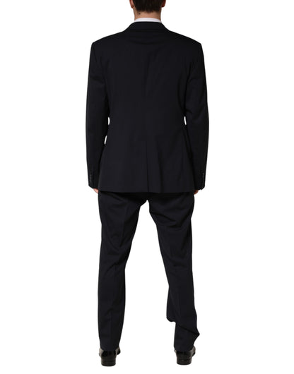 Blue MARTINI Double Breasted 2 Piece Suit