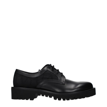 Black Leather Oxfords And Derbies