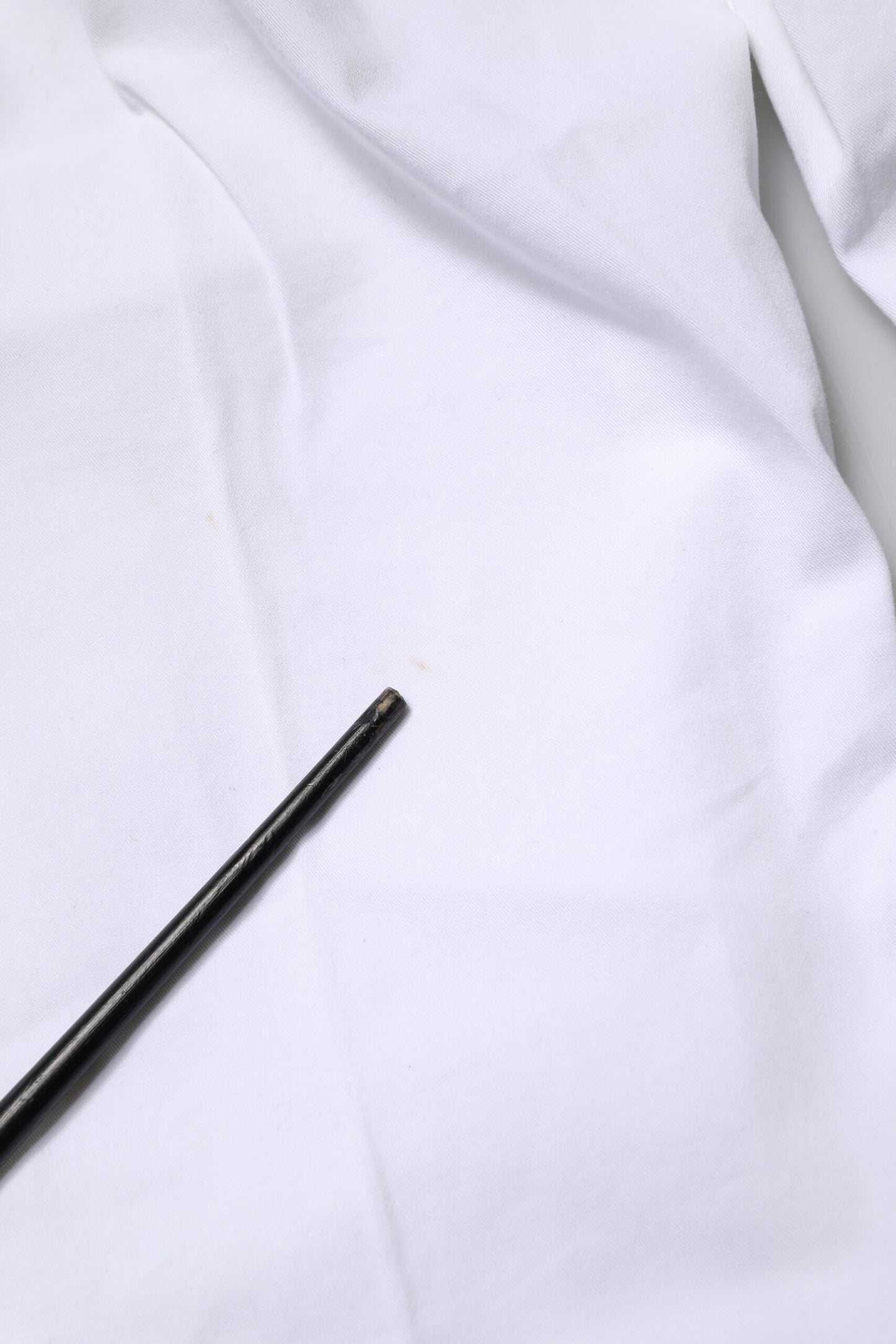 White Cotton Skinny Mid Waist Chino Trouser Pants