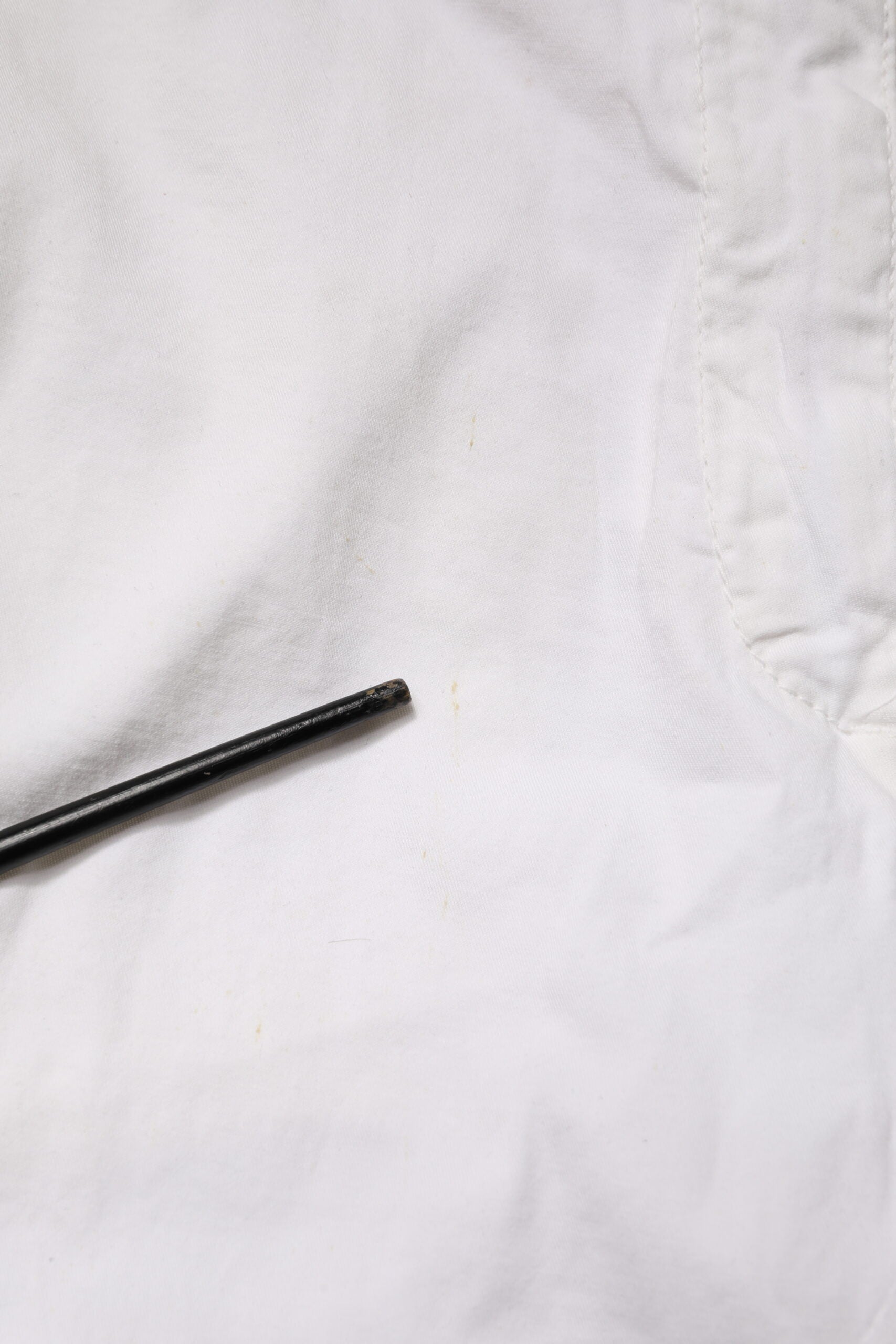 White Mid Waist Skinny Chino Cotton Trouser Pants