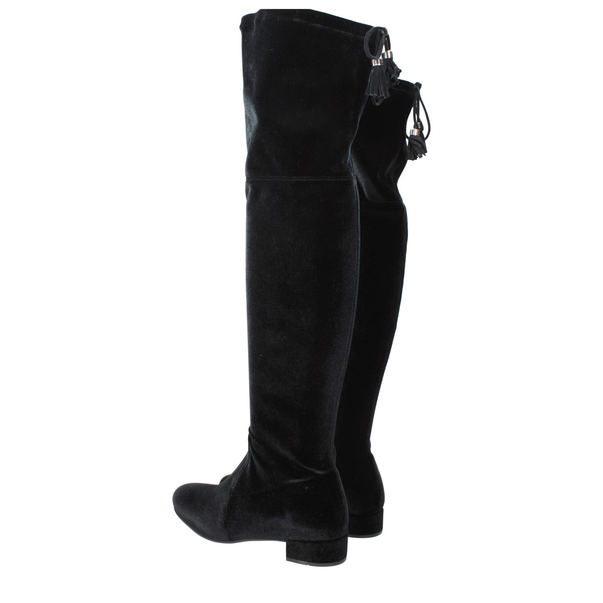 Black Velvet Over The Knee