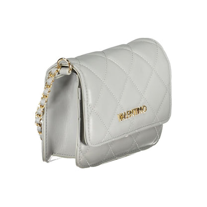 Grigio Polyurethane Women Handbag