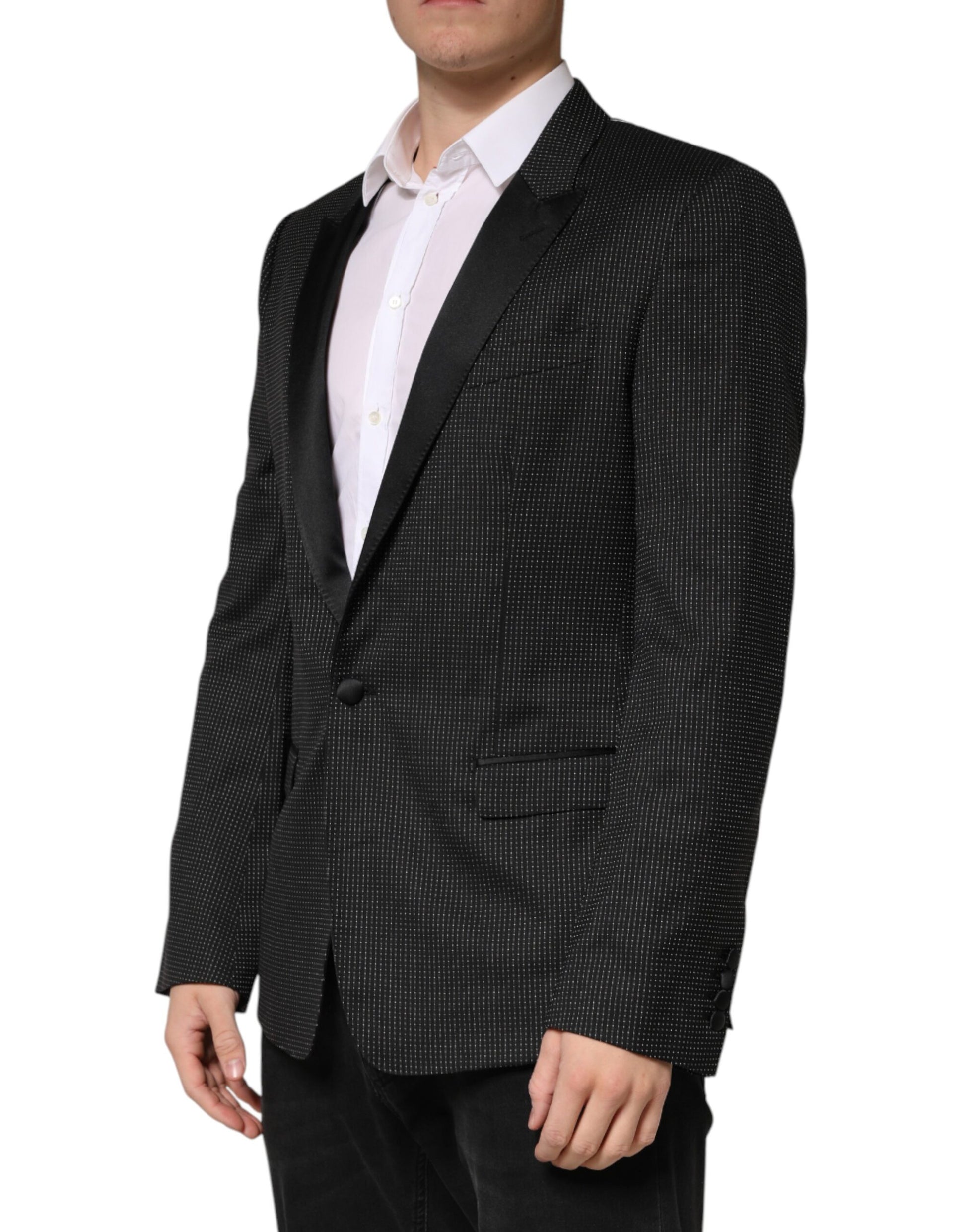 Black Fantasy Single Breasted Jacket Blazer