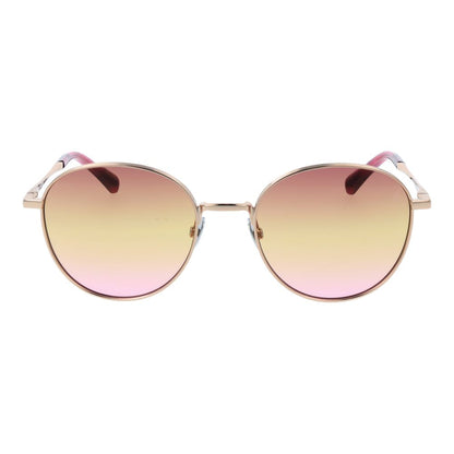 Rose Gold Metal Sunglasses