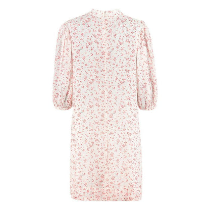 White Viscose Casual Dress