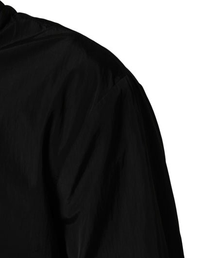 Black Pin Up Button Down Men Bomber Jacket