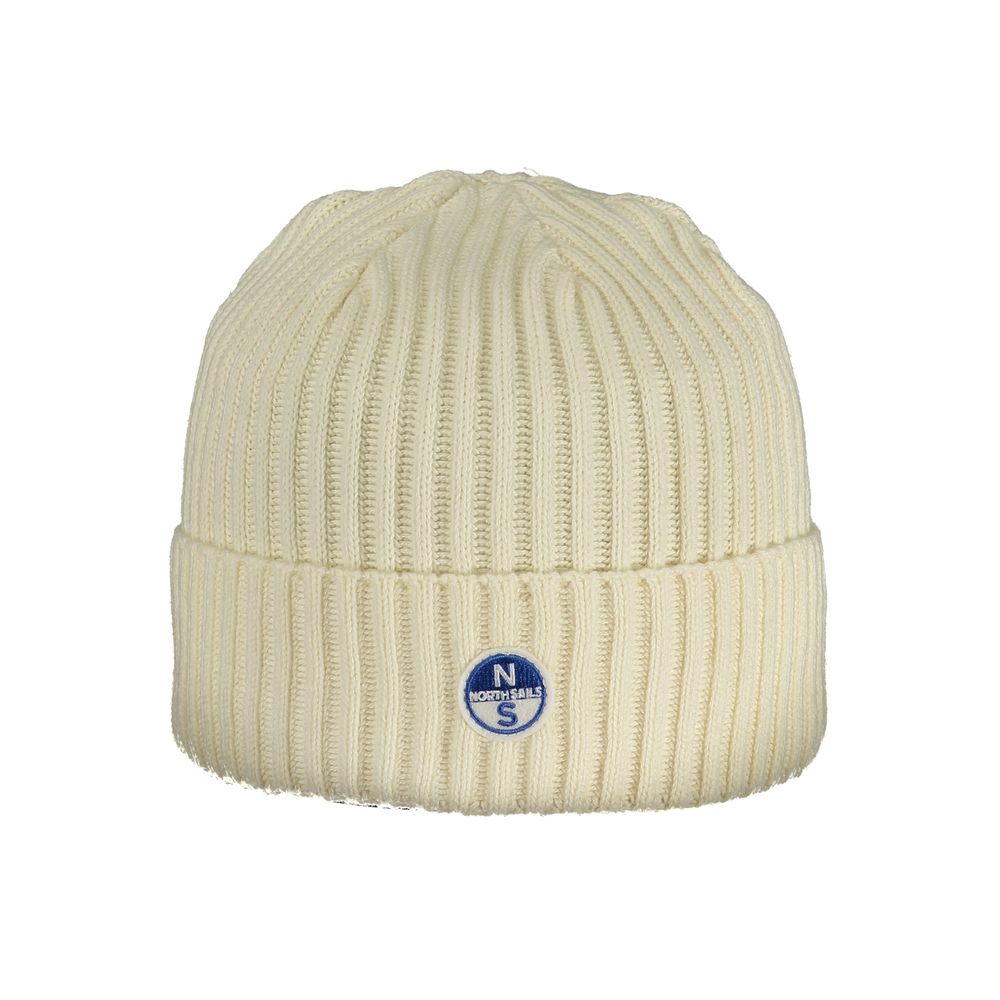 White Cotton Men Cap