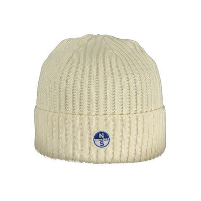 White Cotton Men Cap