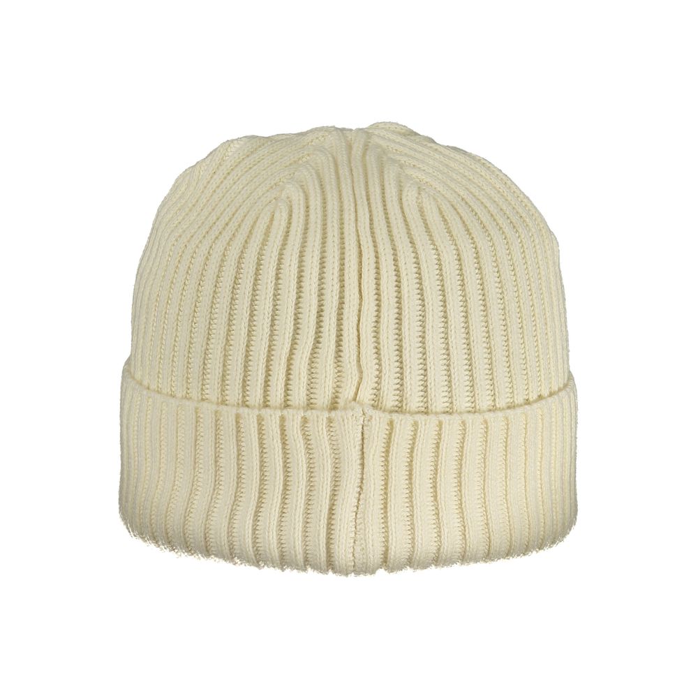 White Cotton Men Cap