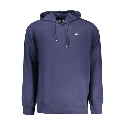 Blue Cotton Men's Hoodie