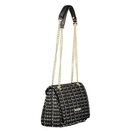 Nero Polyurethane Women Shoulder Bag