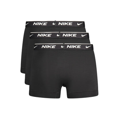 Black Cotton Men's Boxer Short