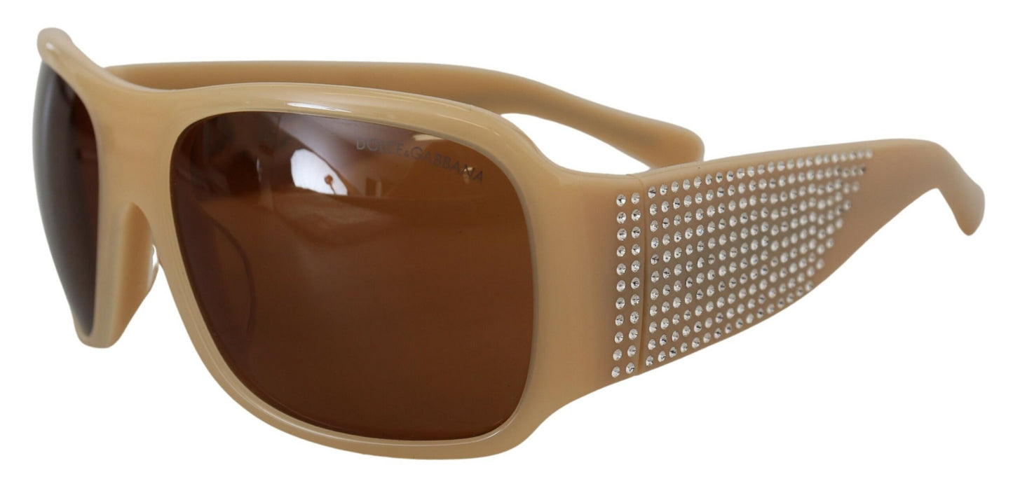 Elegant Cream Swarovski Sunglasses