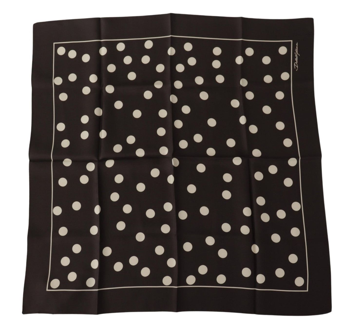 Elegant Silk Polka Dot Men's Scarf