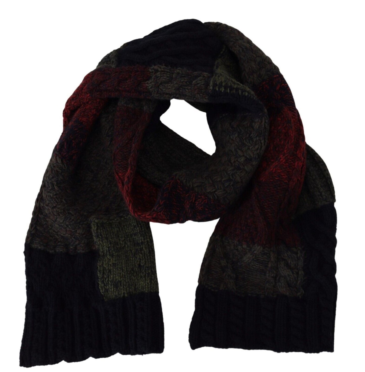 Elegant Wool-Cashmere Men's Scarf